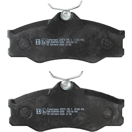 Zimmermann Brake Pad Set, 209791951 209791951